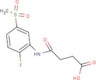 4-{[2-Fluoro-5-(methylsulphonyl)phenyl]amino-4-oxobutanoic acid