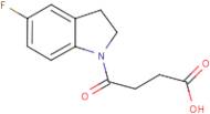 4-(5-Fluoro-2,3-dihydro-1H-indol-1-yl)-4-oxobutanoic acid