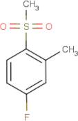 4-Fluoro-2-methyl-1-(methylsulphonyl)benzene