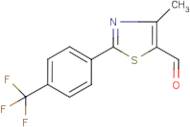 4-Methyl-2-[4-(trifluoromethyl)phenyl]thiazole-5-carboxaldehyde