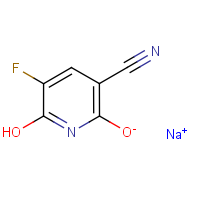 3-Cyano-2,6-dihydroxy-5-fluoropyridine, monosodium salt