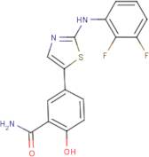 2-(2,3-Difluorophenyl)amino-5-(salicylamid-5yl)-1,3-thiazole