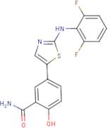 2-(2,6-Difluorophenyl)amino-5(salicylamid-5yl)-1.3-thiazole