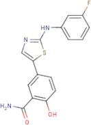 2-(3-Fluorophenyl)amino-5-(salicylamid-5yl)-1,3-thiazole