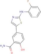 2-(2-Fluorophenyl)amino-5-(salicylamid-5yl)-1,3-thiazole