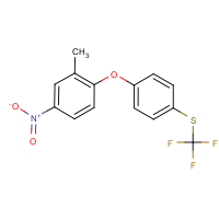 2-Methyl-4-nitro-1-[4-(trifluoromethyl)sulphanylphenoxy]benzene