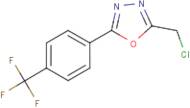 2-(Chloromethyl)-5-[4-(trifluoromethyl)phenyl]-1,3,4-oxadiazole