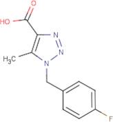 1-(4-Fluorobenzyl)-5-methyl-1H-1,2,3-triazole-4-carboxylic acid