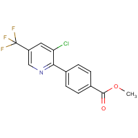 Methyl 4-[3-chloro-5-(trifluoromethyl)-2-pyridinyl]benzenecarboxylate