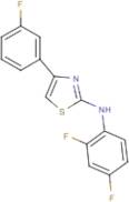 2-(2,4-Difluorophenyl)amino-4-(3-fluorophenyl)thiazole