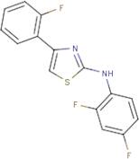 2-(2,4-Difluorophenyl)amino-4-(2-fluorophenyl)thiazole