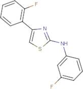 2-(3-Fluorophenyl)amino-4-(2-fluorophenyl)thiazole