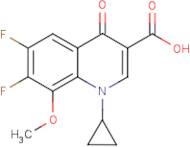 1-Cyclopropyl-6,7-difluoro-8-methoxy-4-oxo-1,4-dihydroquinoline-3-carboxylic acid
