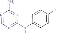N-(4-Fluorophenyl)-1,3,5-triazine-2,4-diamine