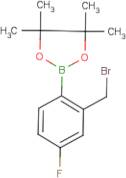 2-(Bromomethyl)-4-fluorobenzeneboronic acid, pinacol ester