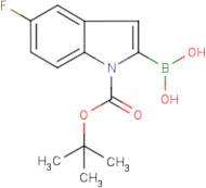 5-Fluoro-1H-indole-2-boronic acid, N-BOC protected