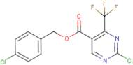 4-Chlorobenzyl-2-chloro-4-(trifluoromethyl)pyrimidine-5-carboxylate