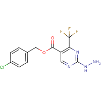 4-Chlorobenzyl 2-hydrazino-4-(trifluoromethyl)pyrimidine-5-carboxylate