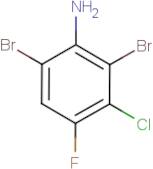 3-Chloro-2,6-dibromo-4-fluoroaniline