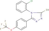 4-(2-Chlorophenyl)-5-[4-(trifluoromethoxy)phenyl]-4H-1,2,4-triazole-3-thiol