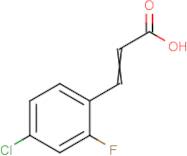 4-Chloro-2-fluorocinnamic acid