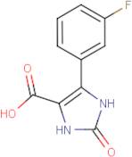 5-(3-fluorophenyl)-2-oxo-2,3-dihydro-1H-imidazole-4-carboxylic acid