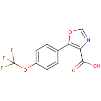 5-[4-(Trifluoromethoxy)phenyl]-1,3-oxazole-4-carboxylic acid