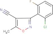 3-(2-Chloro-6-fluorophenyl)-5-methylisoxazole-4-carbonitrile