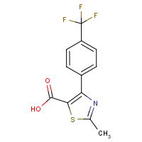 2-Methyl-4-[4-(trifluoromethyl)phenyl]-1,3-thiazole-5-carboxylic acid