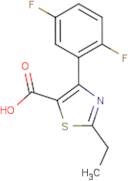 4-(2,5-Difluorophenyl)-2-ethyl-1,3-thiazole-5-carboxylic acid
