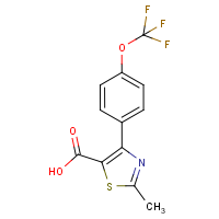 2-Methyl-4-[4-(trifluoromethoxy)phenyl]-1,3-thiazole-5-carboxylic acid