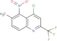 4-Chloro-6-methyl-5-nitro-2-(trifluoromethyl)quinoline