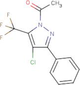 1-Acetyl-4-chloro-3-phenyl-5-(trifluoromethyl)-1H-pyrazole