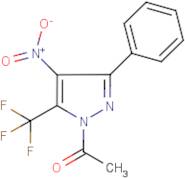 1-Acetyl-4-nitro-3-phenyl-5-(trifluoromethyl)-1H-pyrazole