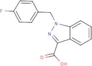 1-[(4-Fluorophenyl)methyl]-1H-indazole-3-carboxylic acid