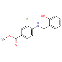 Methyl 3-fluoro-4-{[(2-hydroxyphenyl)methyl]amino}benzoate