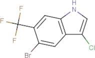 5-Bromo-3-chloro-6-(trifluoromethyl)-1H-indole