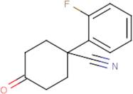 1-(2-Fluorophenyl)-4-oxocyclohexane-1-carbonitrile