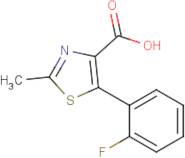 5-(2-Fluorophenyl)-2-methyl-1,3-thiazole-4-carboxylic acid