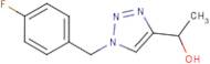 1-{1-[(4-Fluorophenyl)methyl]-1H-1,2,3-triazol-4-yl}ethan-1-ol