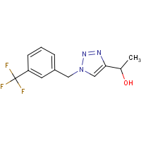 1-(1-{[3-(Trifluoromethyl)phenyl]methyl}-1H-1,2,3-triazol-4-yl)ethan-1-ol