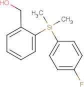 {2-[(4-Fluorophenyl)dimethylsilyl]phenyl}methanol