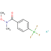 Potassium trifluoro({4-[methoxy(methyl)carbamoyl]phenyl})boranuide