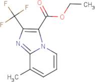 Ethyl 8-methyl-2-(trifluoromethyl)imidazo[1,2-a]pyridine-3-carboxylate