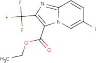 Ethyl 6-iodo-2-(trifluoromethyl)imidazo[1,2-a]pyridine-3-carboxylate