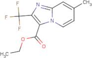 Ethyl 7-methyl-2-(trifluoromethyl)imidazo[1,2-a]pyridine-3-carboxylate