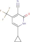 6-Cyclopropyl-1,2-dihydro-2-oxo-4-(trifluoromethyl)pyridine-3-carbonitrile