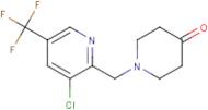 1-{[3-Chloro-5-(trifluoromethyl)pyridin-2-yl]methyl}piperidin-4-one
