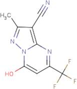 7-Hydroxy-2-methyl-5-(trifluoromethyl)pyrazolo[1,5-a]pyrimidine-3-carbonitrile