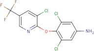 3,5-Dichloro-4-{[3-chloro-5-(trifluoromethyl)-2-pyridinyl]oxy}phenylamine